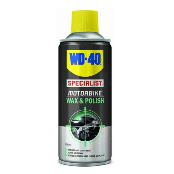 04693006 tzimasparts wd 40 spray motorcycle wax polish 400ml